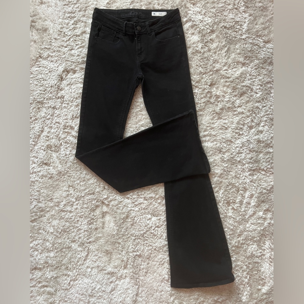 Z1975 flare black jeans, size 36